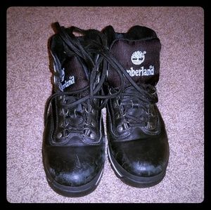 Black Timberland boots